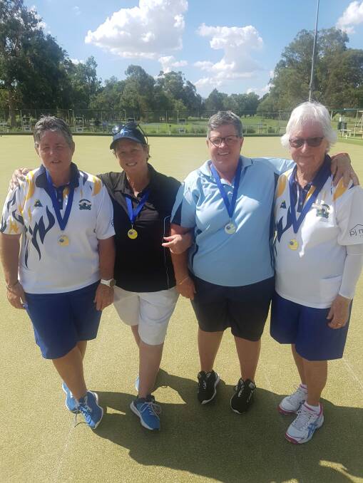 NEVER SAY NEVER: This Kiewa Valley side skipped by Jude Bartel, came back from eight shots down to win the Ovens and Murray women's fours final.