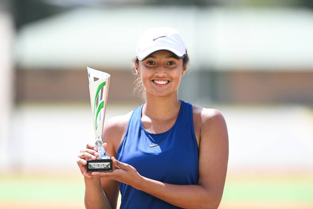 CHAMPION: Melbourne's Zali Morris picked up her first open women's grasscourt singles title at Wodonga.
