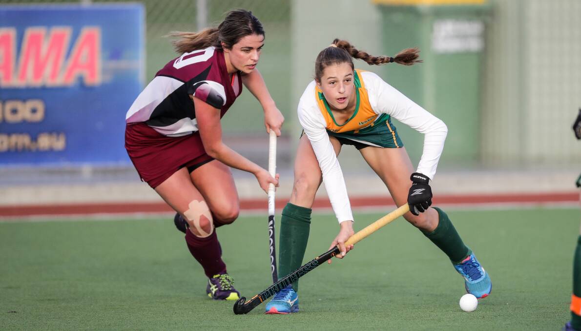 UNDER CONTROL: Spitfires' youngster Tess Palubiski traps the ball during her side's Capital League clash with Tuggeranong on Saturday. Picture: JAMES WILTSHIRE