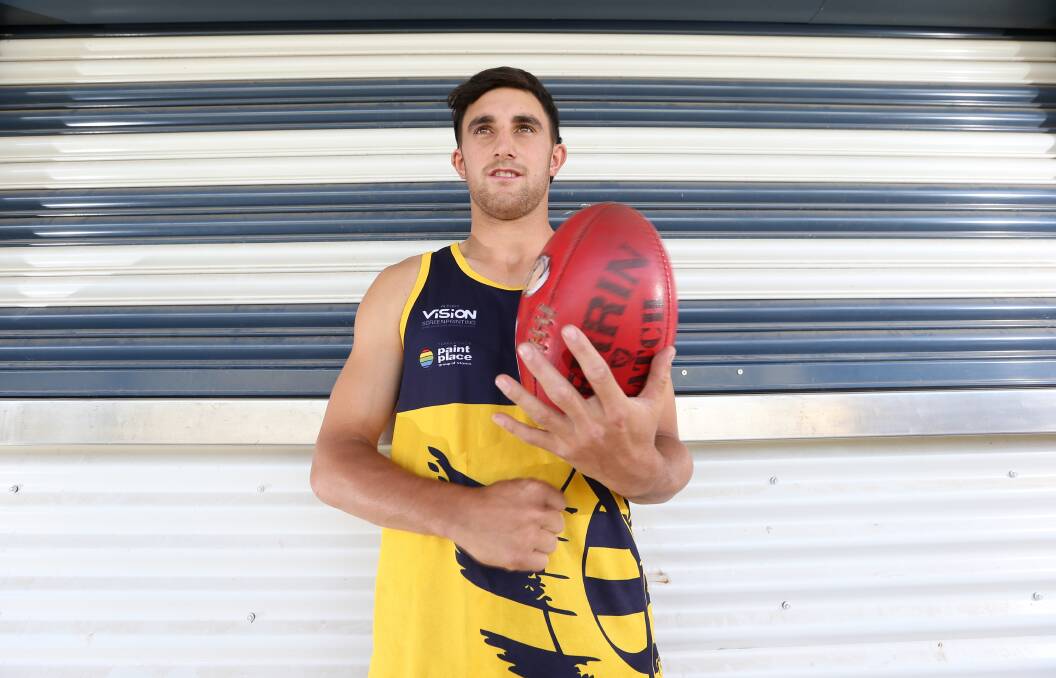 LENGTHY BAN: Yarrawonga's Billy Andrew was suspended for 12 weeks by the Ovens and Murray independent tribunal on Wednesday night.