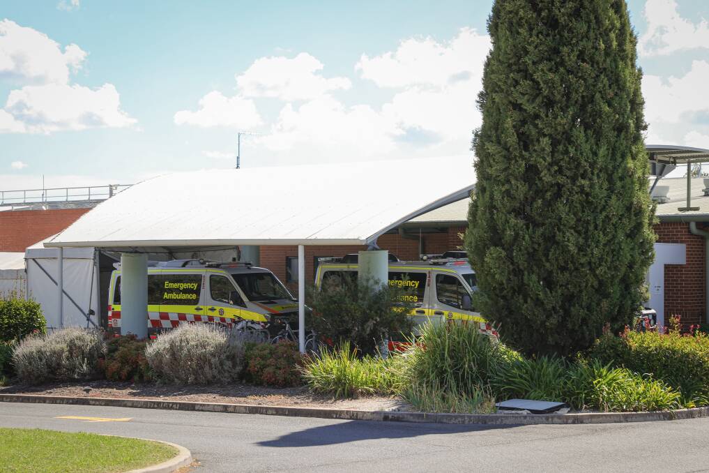 PRESSURE: Ambulance ramping delays have been reported at Albury Wodonga Health hospitals due to the high number of emergency presentations. Picture: JAMES WILTSHIRE