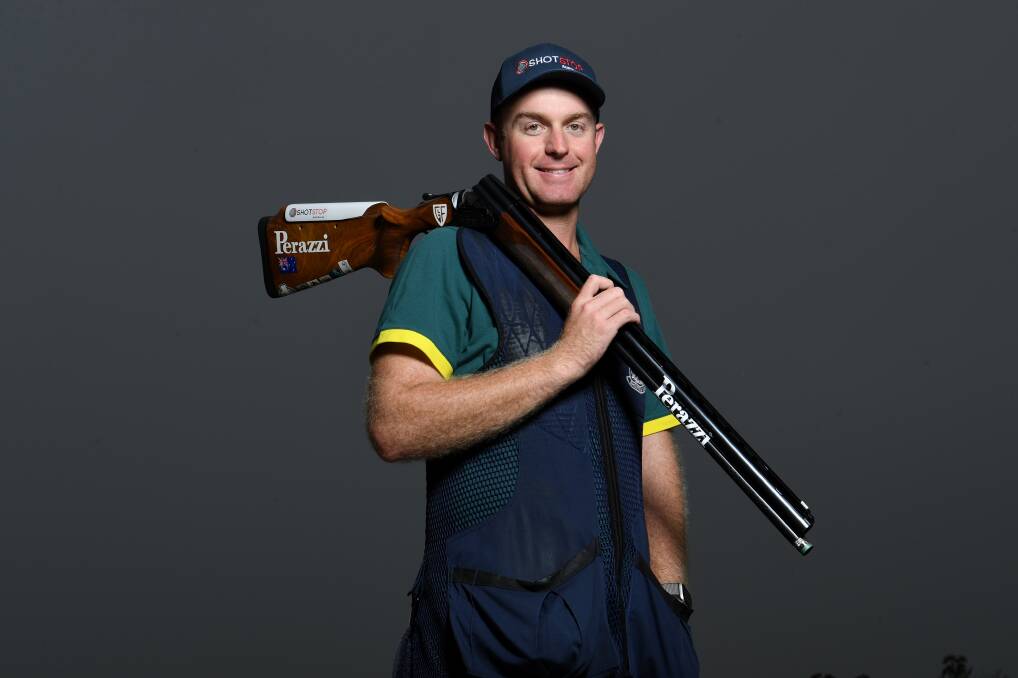 MEDAL CHANCE: Mulwala's James Willett has had a strong preparation for his second Olympic Games and is among the medal hopefuls in the men's trap this week. Picture: AAP IMAGE