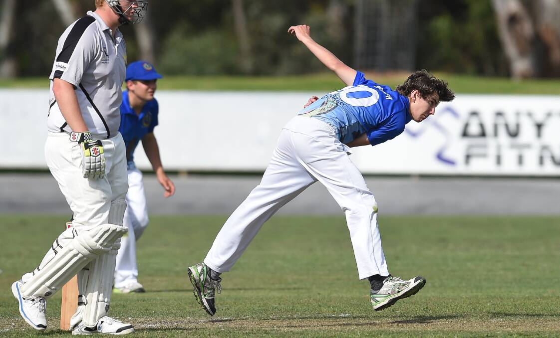 STEAMING IN: Jake Biddulph helped Beechworth to a comfortable win against Wangaratta last round with 2-19. Picture: MARK JESSER