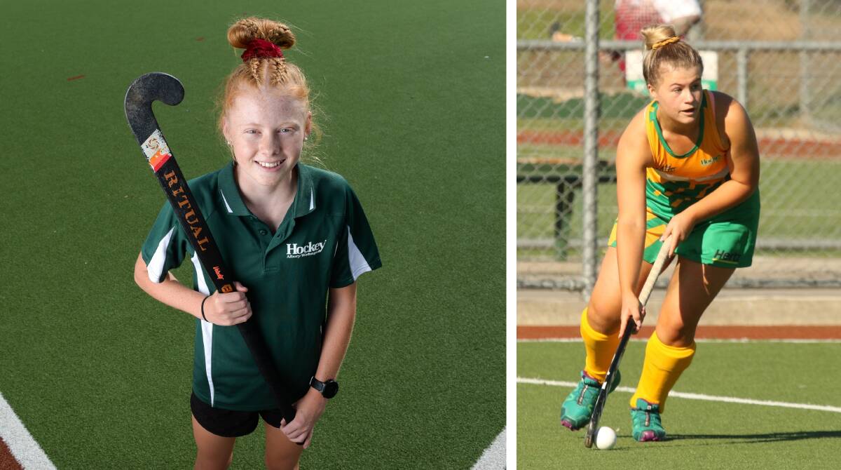 BUSY YEAR: Border hockey products Hayley Hutchinson and Emma Ronnfeldt are in the ACT under-18 team and will play for North Canberra Eagles.