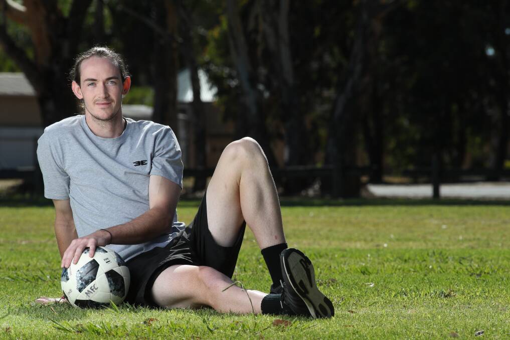 BIG ASPIRATIONS: After returning to soccer mid-season with Melrose, Shane Ellwood wants to further his career in Newcastle. Picture: MARK JESSER