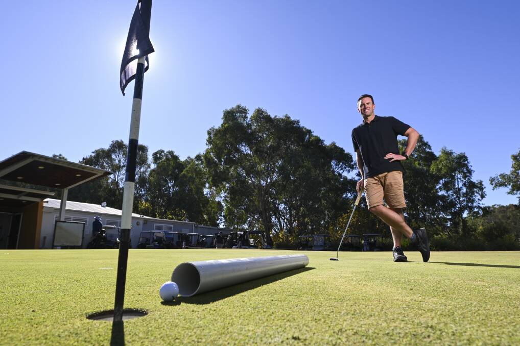 Kade-Bell Chambers said more than 100 players will line up in his golf fundraiser at Thurgoona Country Club Resort on Friday, April 26, for Cancer Council NSW. Picture by Mark Jesser