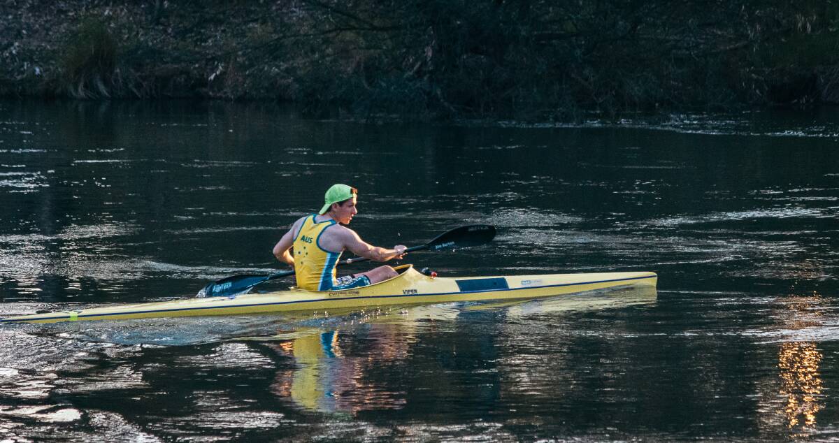 DEDICATION: Border product Joe Burton will sit his HSC English exams the same two days he competes at the World Canoe Marathon Championships in China.