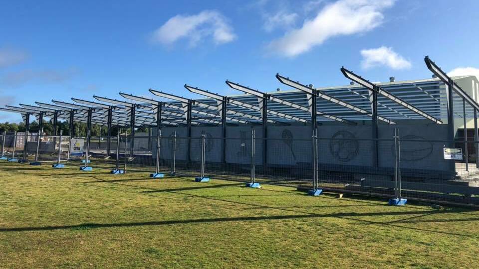 TAKING SHAPE: Cobram is set to have access to its new facilities in time for the start of the 2020 AWFA season. Picture: COBRAM ROAR FC