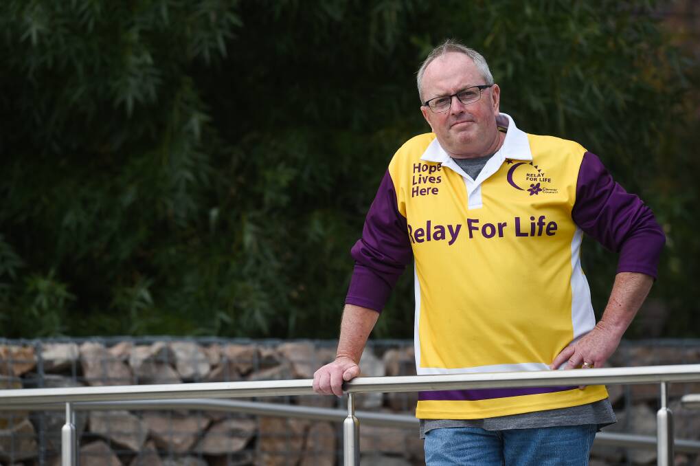 PLAN B: Border Relay For Life chairman Peter Whitmarsh said a number contingencies are in place if the annual Cancer Council fundraiser can't run in its usual format.