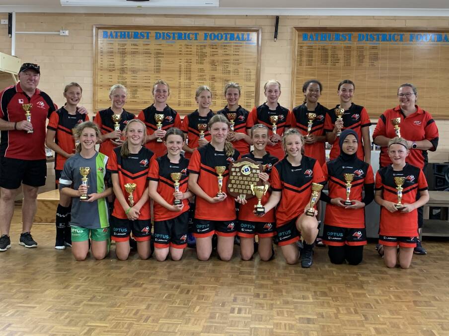 WINNERS ARE GRINNERS: The representative season started in style for the AWFA with its under-14 girls side winning the Proctor Cup at Bathurst in February, but COVID-19 led to the cancellation of most other events.