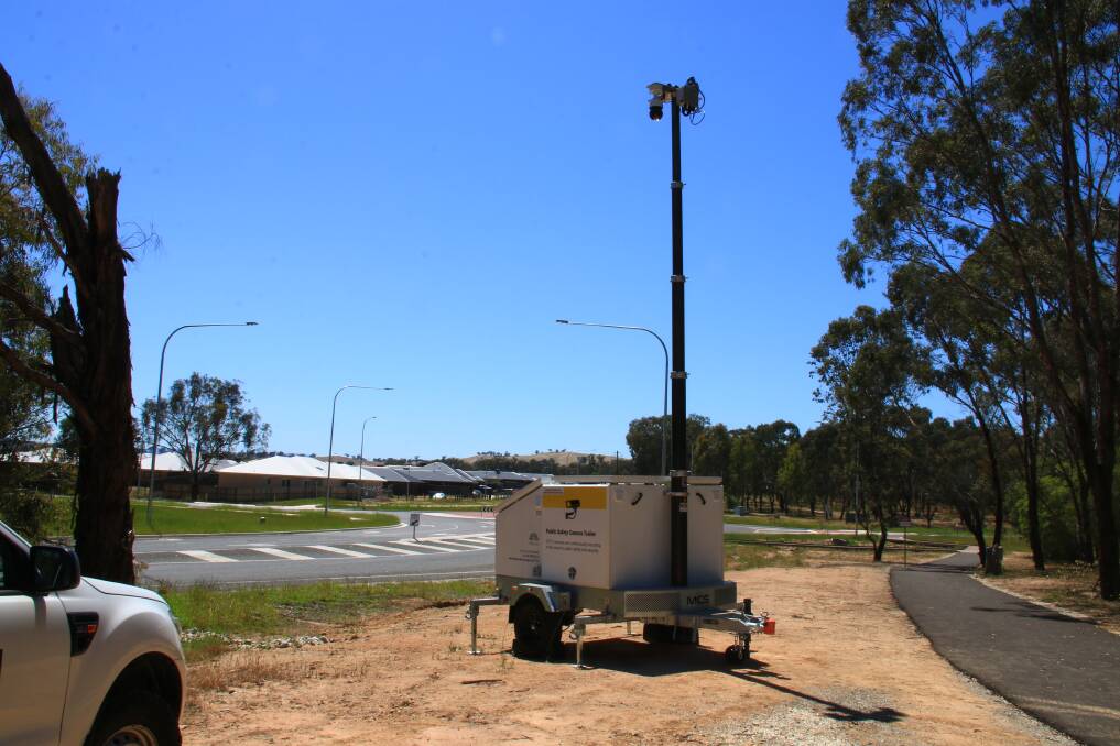 KEEPING WATCH: Albury Council and officers from Murray River Police District will be able to access footage from a new mobile CCTV unit targeted at hoon drivers.