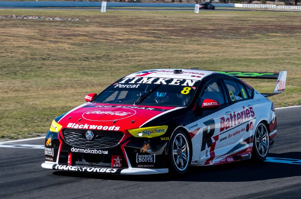 BIG TASK AHEAD: Brad Jones Racing hopes to get star driver Nick Percat into the top-five in the Supercars Championship by season's end. Picture: TIM FARRAH