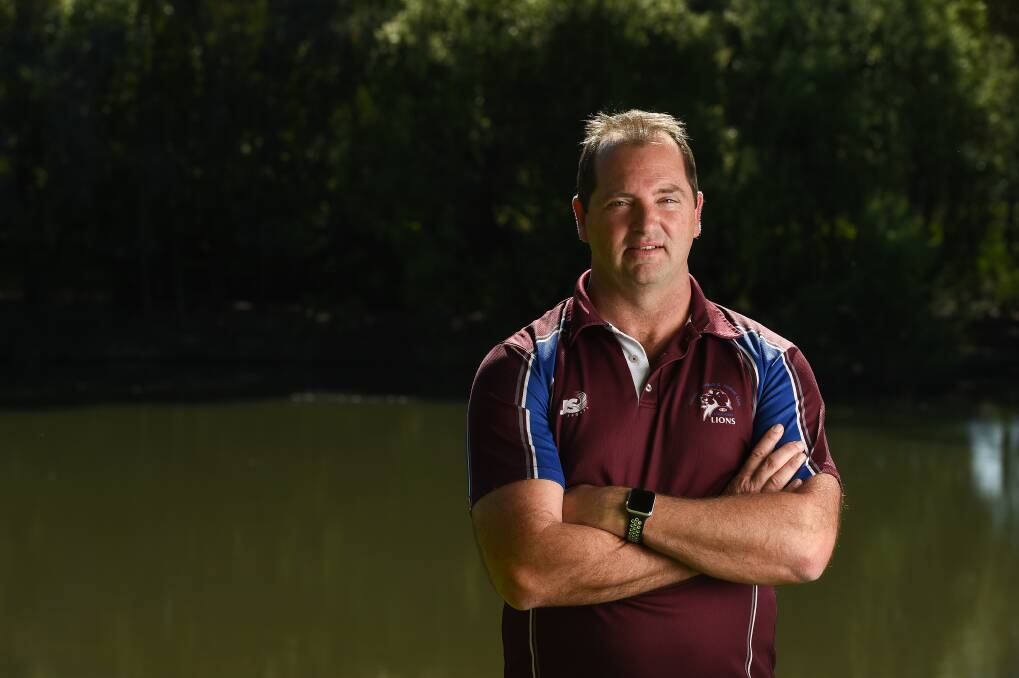BRING IT ON: Culcairn coach Craig Bosley admitted it is always a bigger a challenge taking over a side that has been higher up on the ladder than building from the bottom. Picture: MARK JESSER