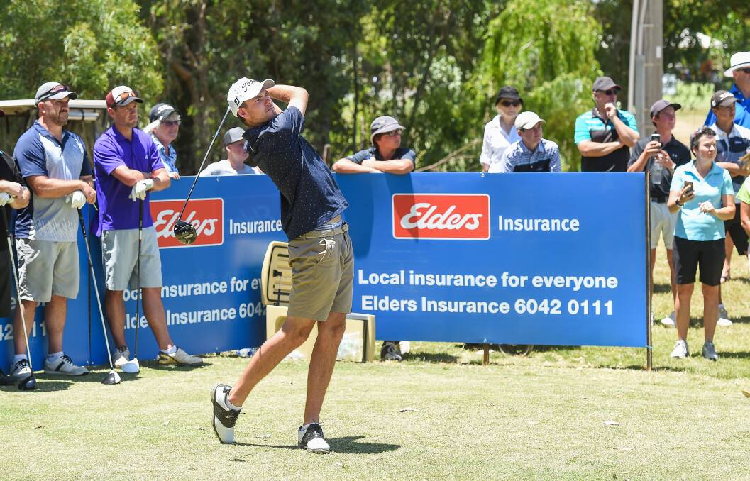 WHAT COULD HAVE BEEN: After a strong start to his opening round, Wodonga's Zach Murray sits 10 shots off the pace in defence of his New Zealand Open title.