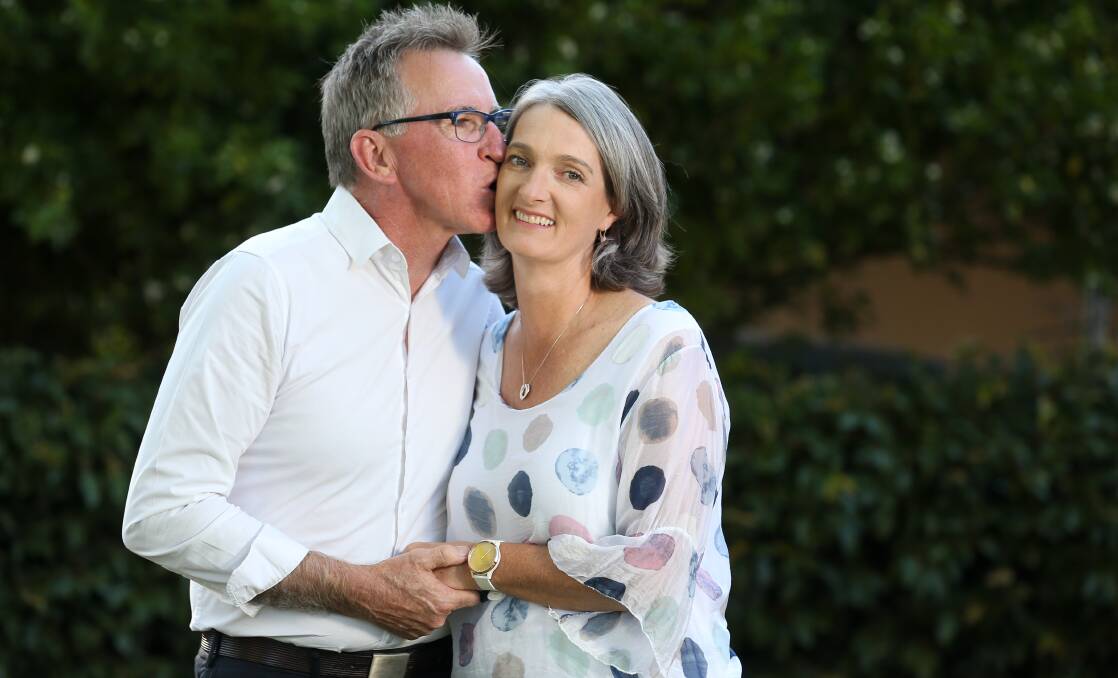 BALANCE: Kevin Mack, pictured with wife Jill, says balancing family time "is important and critical to success in any community or public role". Picture: KYLIE ESLER