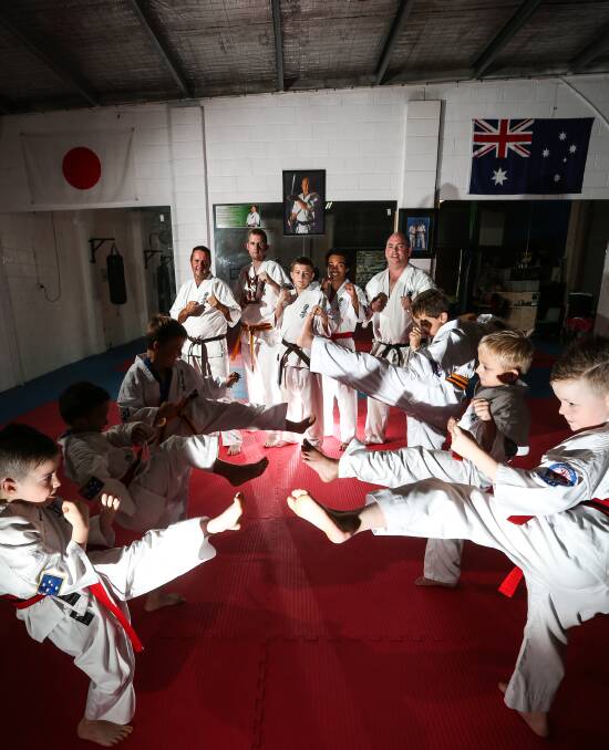 WODONGA WARRIORS: Riverina Martial Arts members back from the Victorian Kyokushin Karate Championships. Picture: JAMES WILTSHIRE