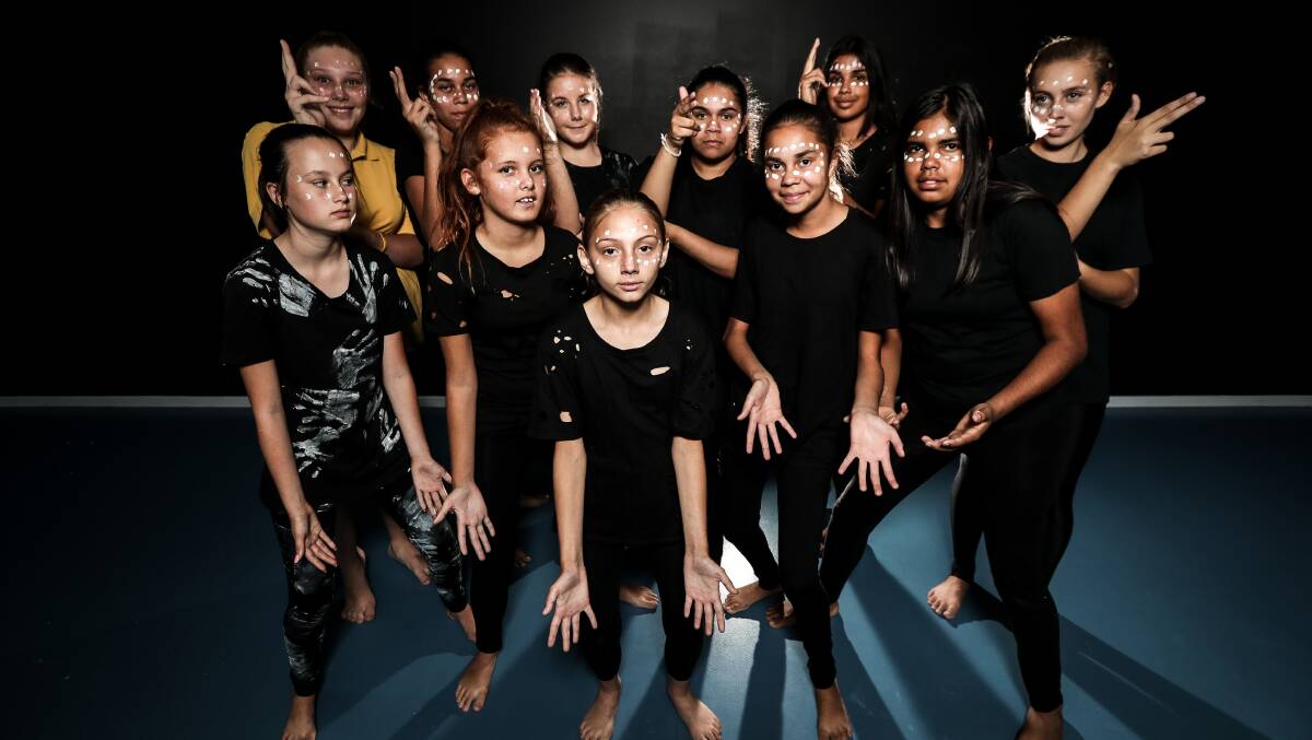 READY: James Fallon High School's Aboriginal Dance Troupe is ready to perform in Canberra this weekend. Picture: JAMES WILTSHIRE
