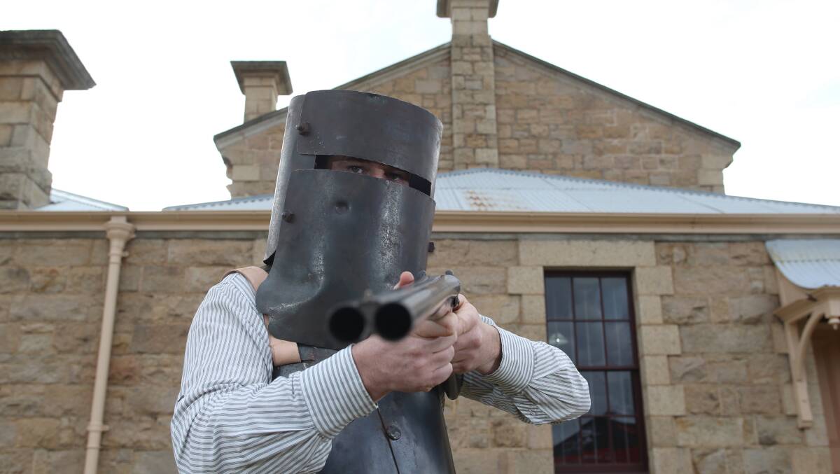 LINE OF FIRE: Tens of thousands of visitors have been welcomed to The Ned Kelly Vault at Beechworth since its opening in 2014.