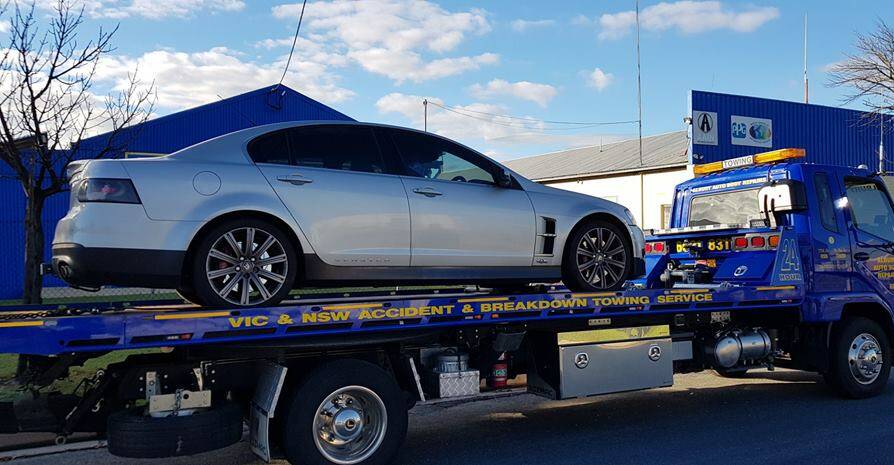 The silver Commodore. A Geelong man now faces a raft of charges.