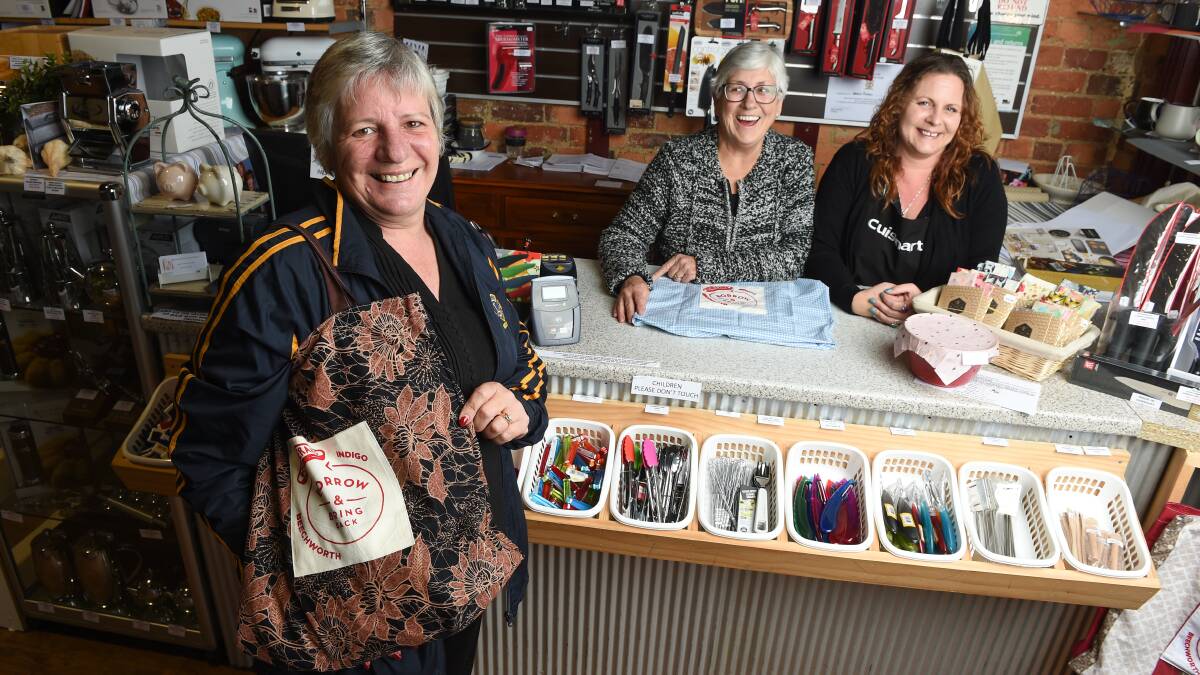 WELL DONE: A reader says we can all do more to reduce our waste, like the town of Beechworth has in trying to reduce the use of plastic bags. Picture: MARK JESSER