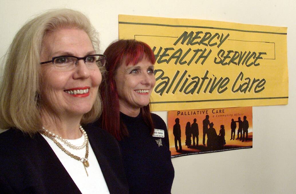  Marilyn Millgate and Louisa Thompson were among those driving fundraising efforts in 2004.
