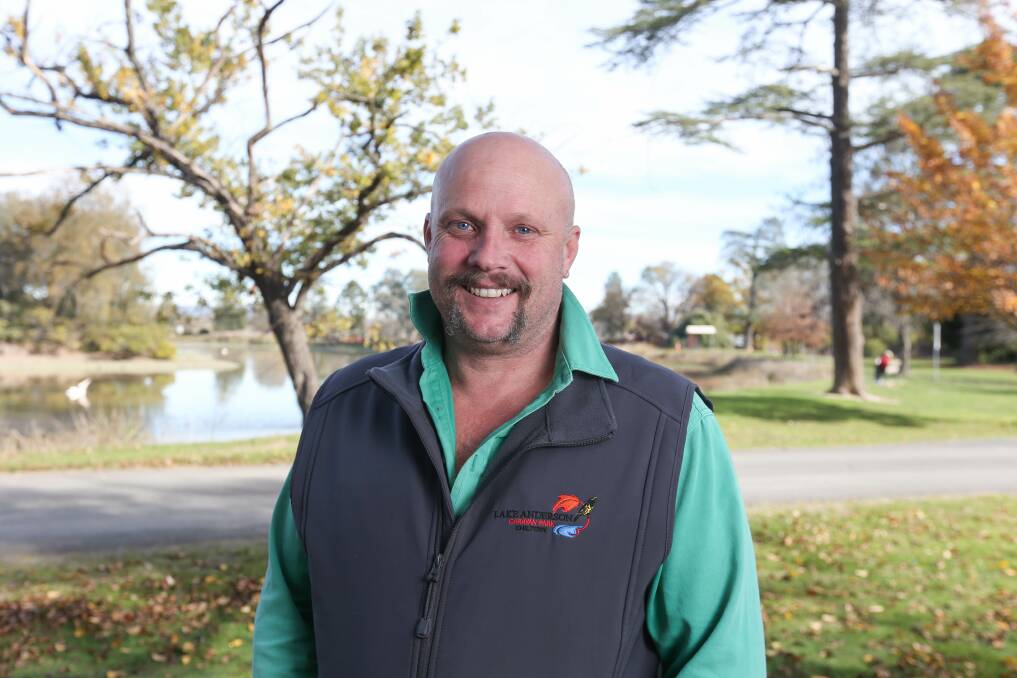 BE FAIR: Ty Bates has owned Lake Anderson Caravan Park in Chiltern since 2015 and says there should be a level playing field across the tourism sector. 