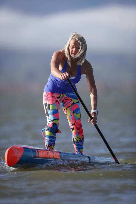 Hamilton-Vale believes competitive stand-up paddleboarding will be in the 2024 Olympics