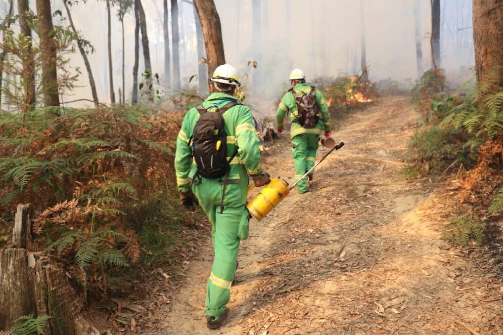 Favourable conditions mean Forest Fire Management Victoria planned burns will increase in the region. Picture: SUPPLIED