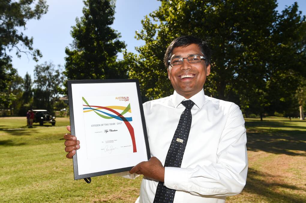 Teju has become a community leader, and last year was named Wodonga's Citizen of the Year.
