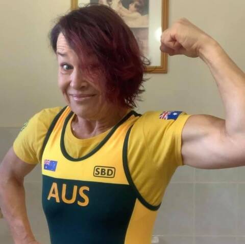 LEADER: Glenda Presutti's passion for fitness led her to break world records in powerlifting from 2013 onwards.