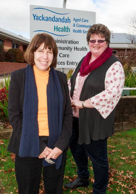 NEW TEAM: The team at Yackandandah Health, Annette Nuck and Mary Groth, are taking over the Central Medical Group-run clinic in town. Picture: SIMON BAYLISS