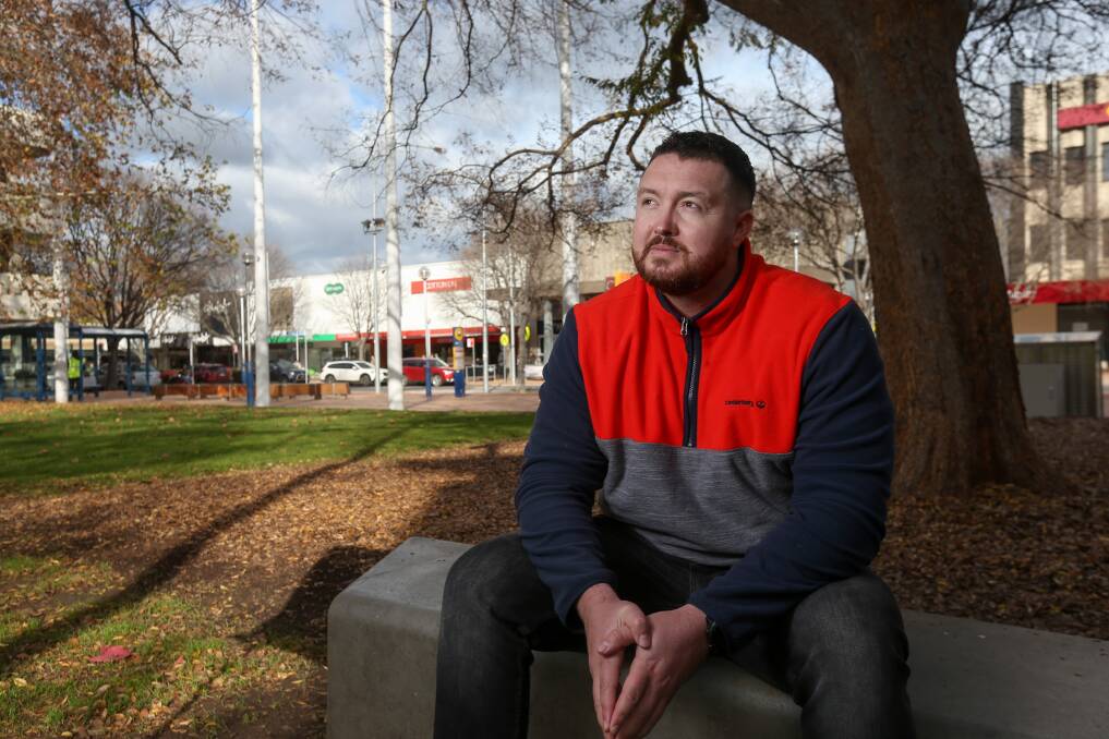 LOOKING AHEAD: Albury Wodonga Health's care for Richard Hendrie, 31, is being investigated by the Mental Health Complaints Commission. The Henty man says change in the system must start with people. Picture: TARA TREWHELLA