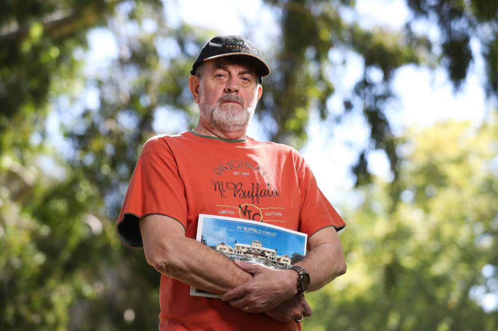 ACT NOW: Wangaratta's Richard Rhodes is one of 10,000 people who have signed a petition calling for the full restoration of the Mount Buffalo Chalet. Picture: MARK JESSER