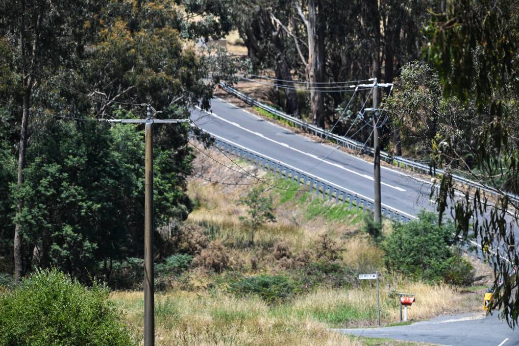 SITE OF FIRE: The area on Buckland Gap Road in Beechworth where a fire started after a tree fell on a powerline during Black Saturday. Picture: MARK JESSER