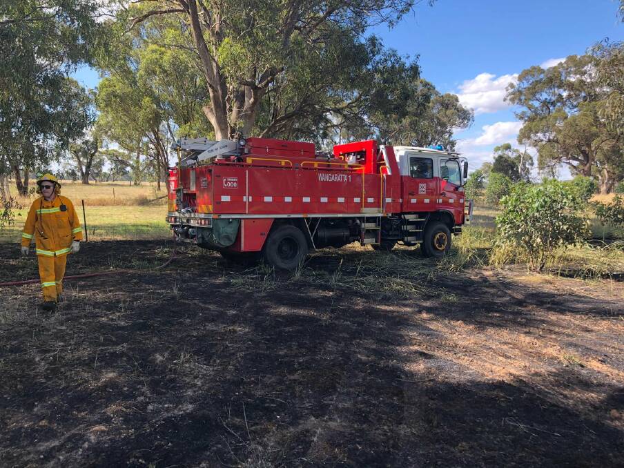 NEW DIGS: Wangaratta CFA attending a fire on Reith Road in Wangaratta last month. The brigade is set to receive a new heavy tanker as part of the delivery of new infrastructure through the CFA. Picture: WANGARATTA FIRE BRIGADE
