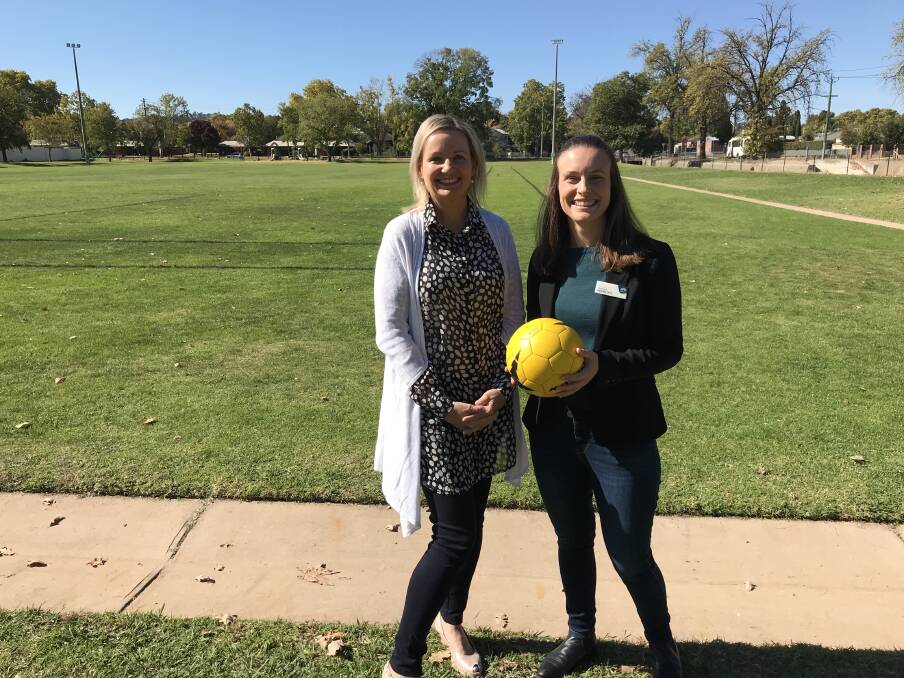 NEW LOOK: Farrer MP Sussan Ley has announced a $250,000 contribution to Albury Council's plans to upgrade drainage at three of their parks. Acting Albury mayor Amanda Cohn says Aloysius Park will be resurfaced.