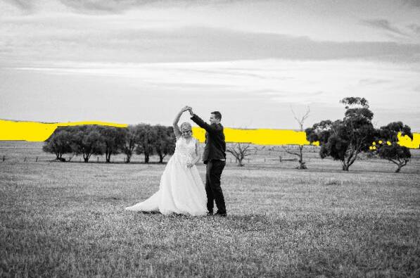 GONE: Orange Grove Gardens has hosted more than 200 weddings and the views once used for photos will be obscured by panels (indicated in yellow) if approved.