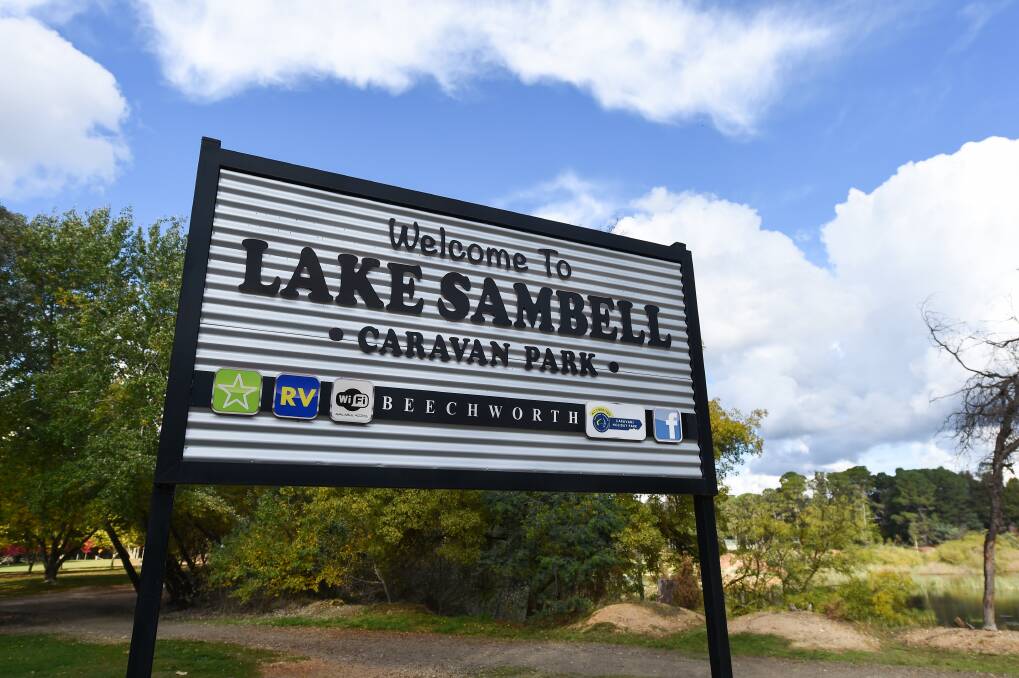 ATTRACTION: Beechworth Lake Sambell Caravan Park, which won an Albury-Wodonga Business Award, is one of four parks in Indigo that will be subject of a master-plan. 