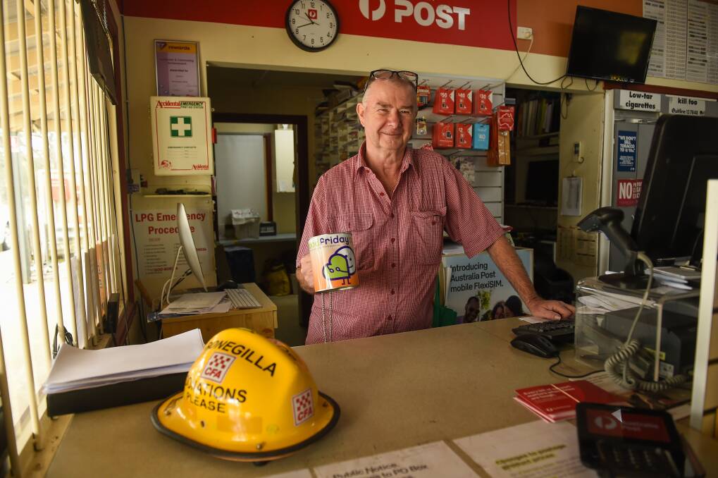 TIN RATTLE: The Kangaroo General Store at Bonegilla, owned by Phil Singleton, is among the businesses that have supported the Good Friday Appeal for years. 