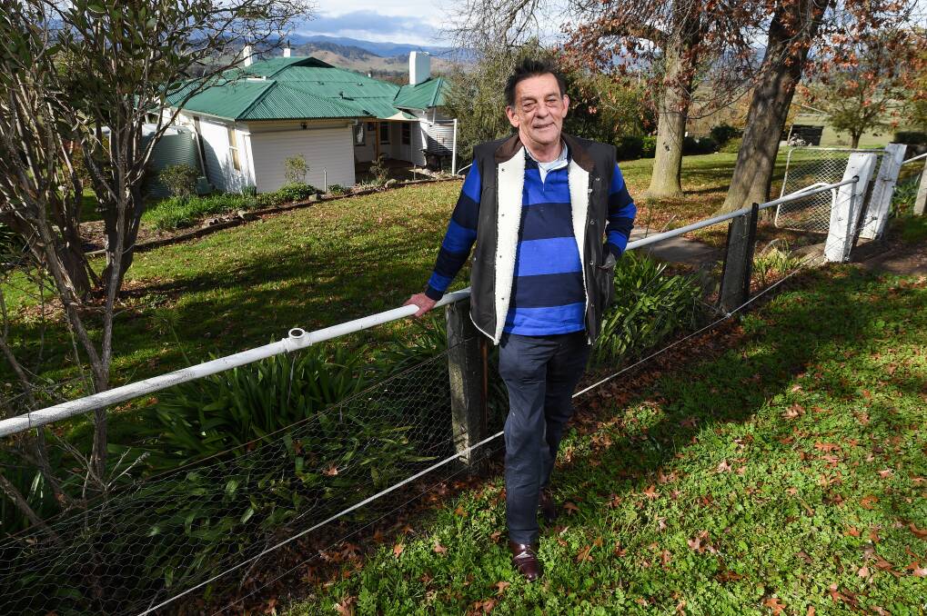 John Mitchell grew up in the historic homestead, and his home only a kilometre down the hill from the station was thankfully spared. He has supported the community for many years, and was awarded an OAM in 2018 for his philanthropy. Picture: MARK JESSER