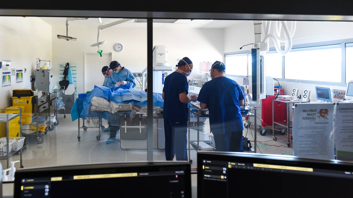 Albury Wodonga Health wants to expand its offerings through the cardiac cath lab. Picture: MARK JESSER