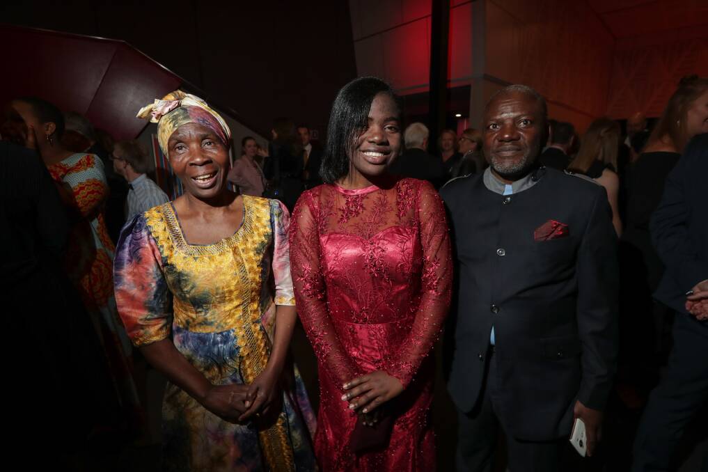 UNICEF ambassador Atosha Birongo and her family