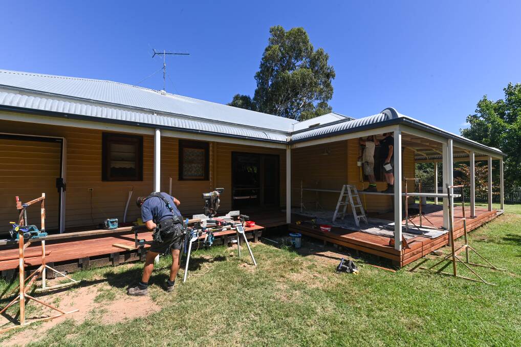 NEW LIFE: A 118-year-old homestead is being renovated to complement container-style accommodation pods. 