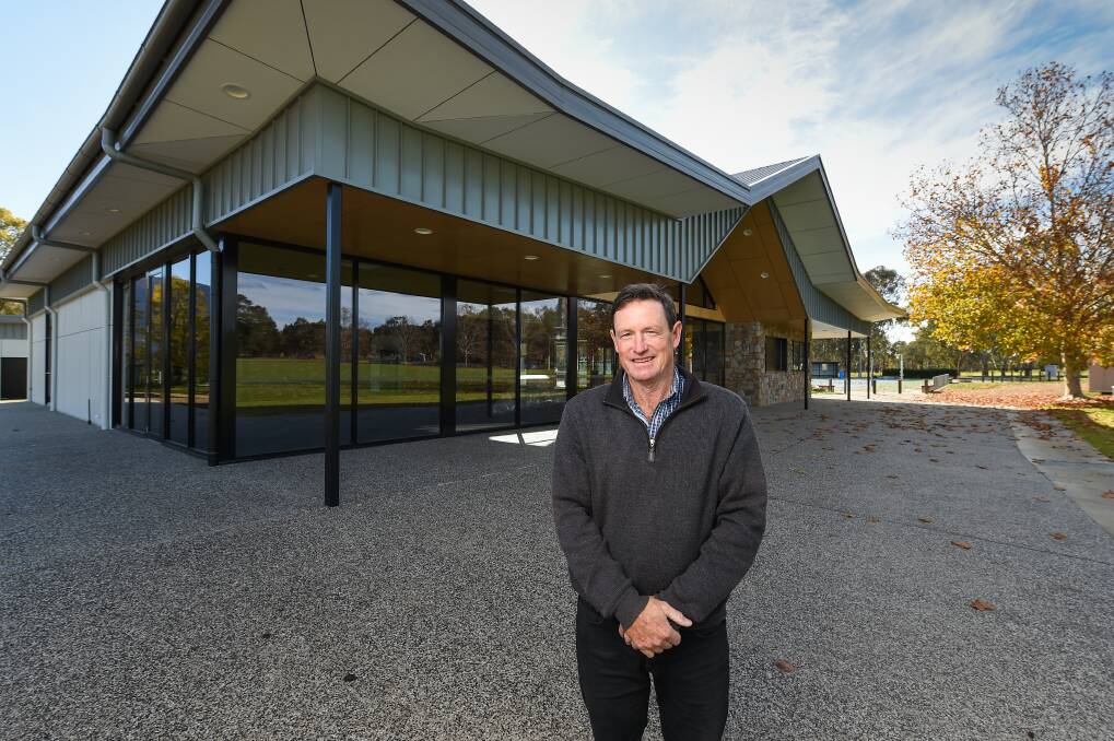 COMPLETE: Towong mayor David Wortmann says the Corryong and wider community will be pleased with the new Upper Murray Events Centre. Picture: MARK JESSER