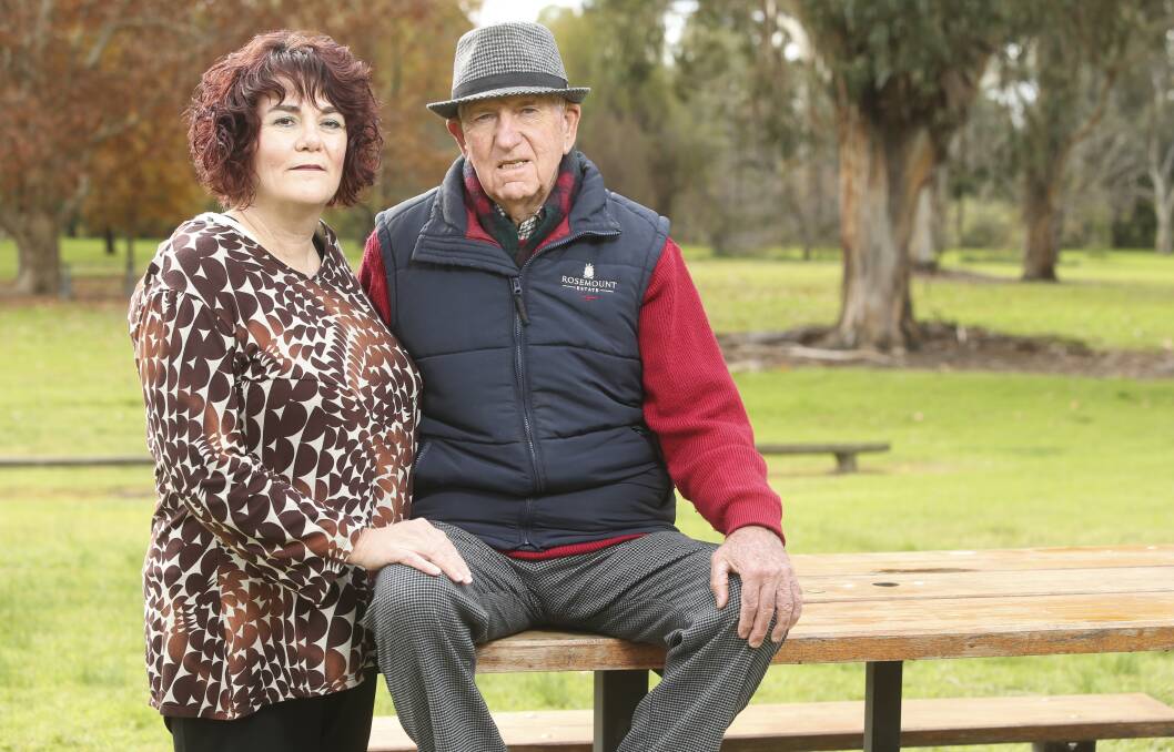 ADVOCATES: Maria Berry and her uncle Barry Phillips are speaking out about elder abuse on the Border. Picture: ELENOR TEDENBORG