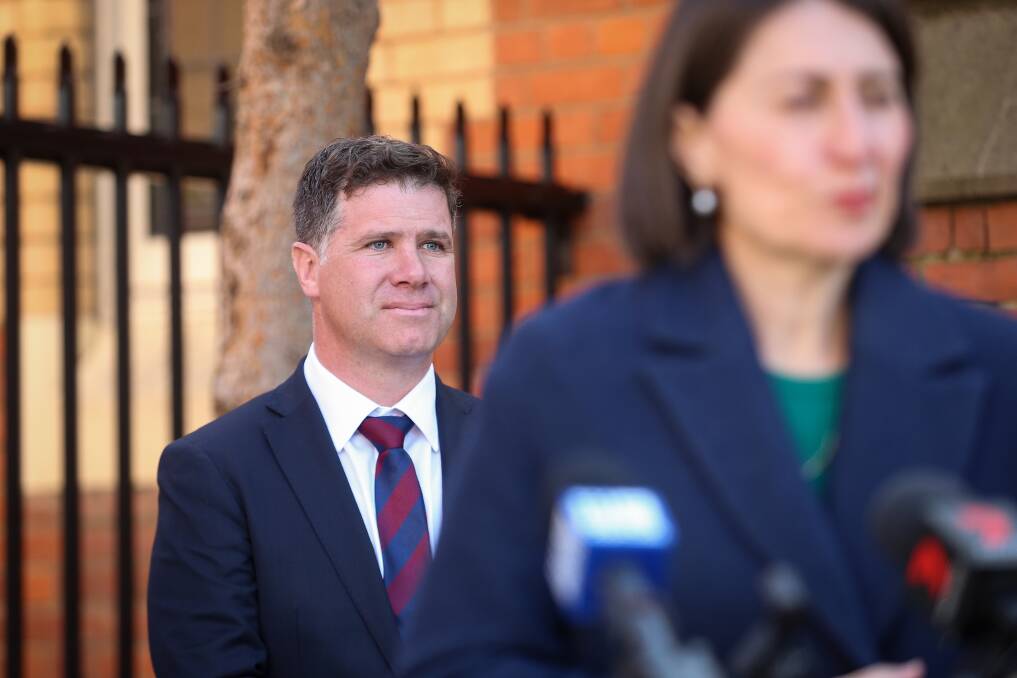 Albury MP Justin Clancy says he will take precautions to keep his community safe after being in Sydney for the budget.