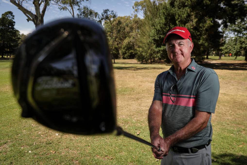 TEED-UP: Corowa Golf Club director Stephen Carrick is inviting participants to the Cancer Council NSW Ambrose. Picture: JAMES WILTSHIRE
