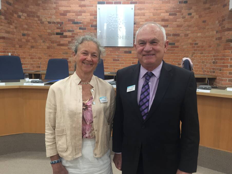 Alpine councillors Ron Janas and Sarah Nicholas were reinstated as mayor and deputy mayor respectively for another year