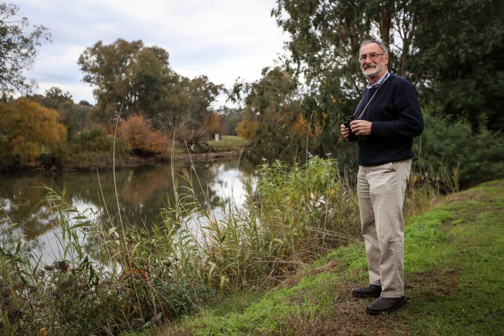 LOOK OUT: Australian Platypus Conservancy biologist Geoff Williams encourages the public to conduct sightings in Albury and the North East. Picture: JAMES WILTSHIRE