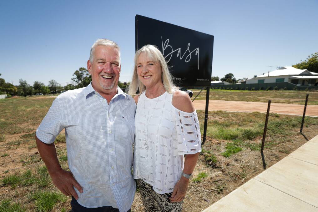 EXCITED: Michael and Michele Hepburn hope to offer short-stay accommodation, Basq Stays, near Tuileries in Rutherglen. Picture: JAMES WILTSHIRE